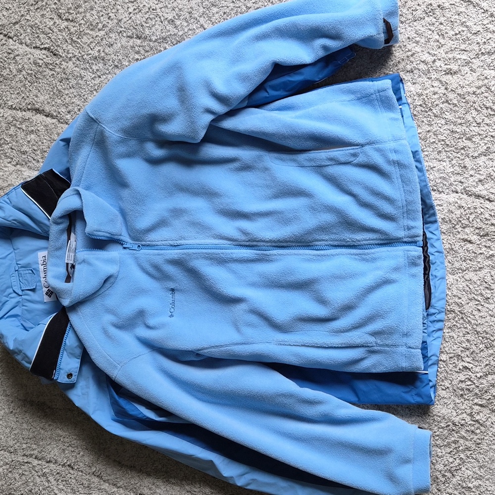 Columbia 3 In 1 Interchange Jacket Complete Women's Size M Blue - Picture 12 of 16